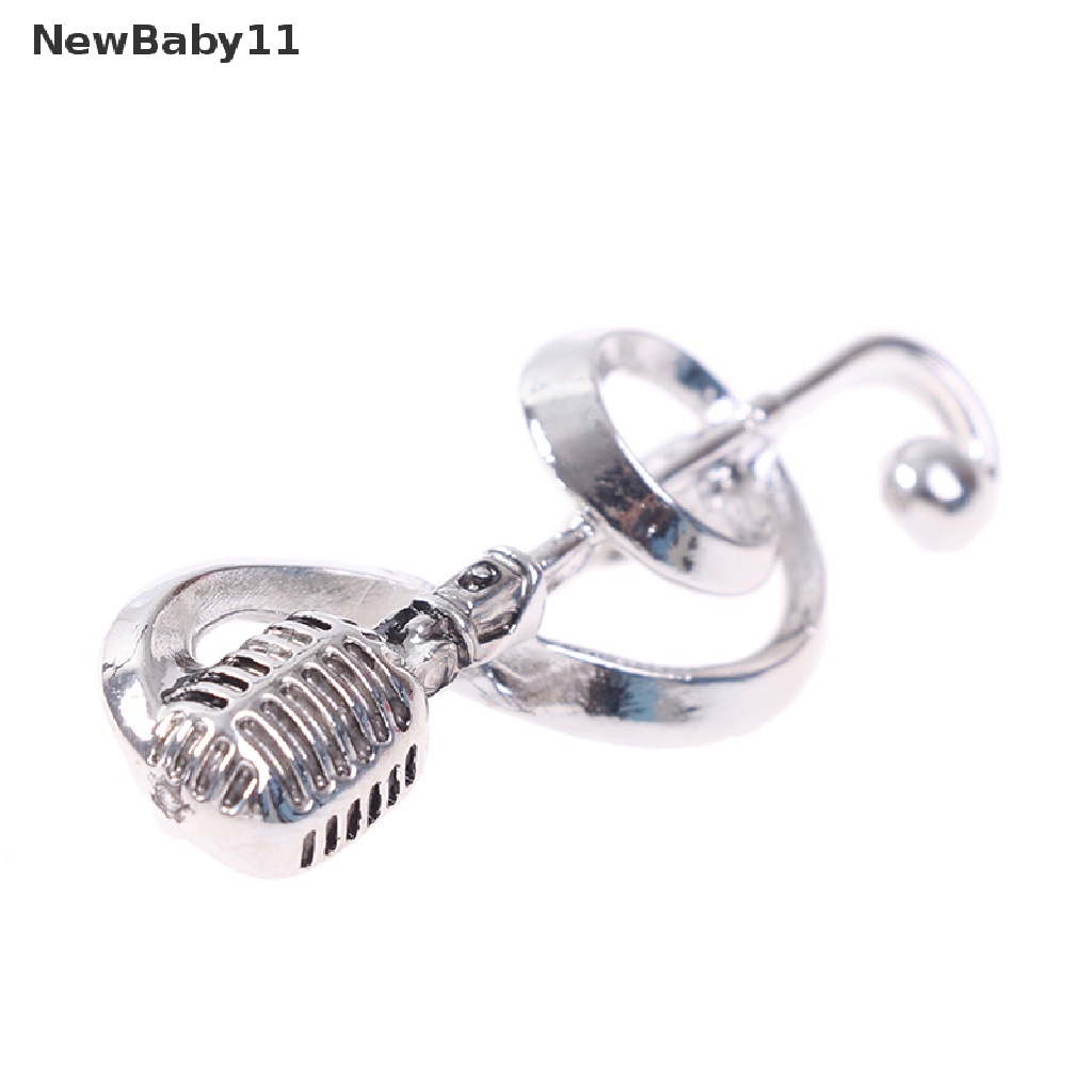 Ghim Cài Áo Hình Micro Màu Bạc Phong Cách Cổ Điển Cho Nam Và Nữ