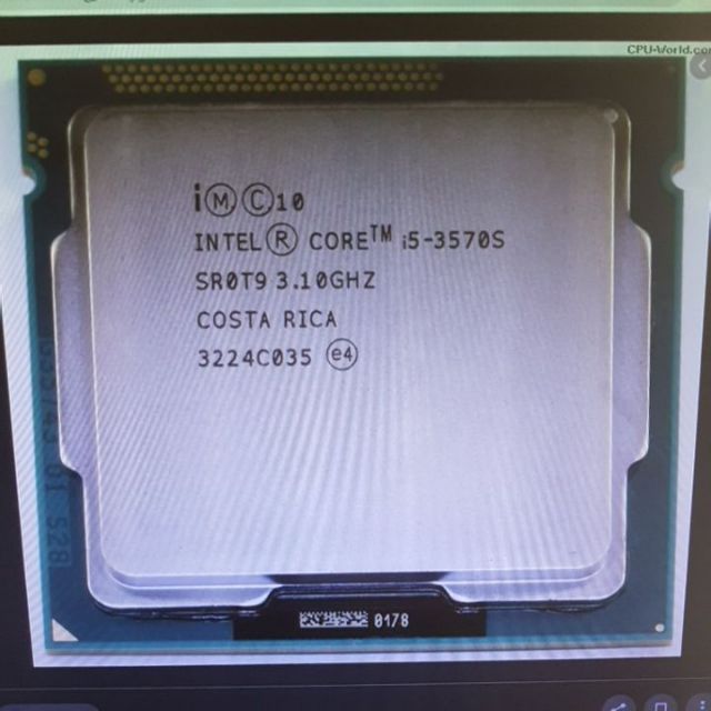 Cpu i5-3570s e5-2620 e5-2650 g3250 i3-530 i5-650 l5410 x2-240 a4-3400 e5-2660 e5-2630