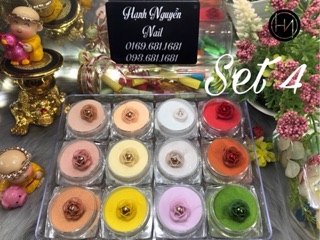 Sỉ Set bột 3in1 Đắp Hoa- Đắp Phom móng- Nhúng