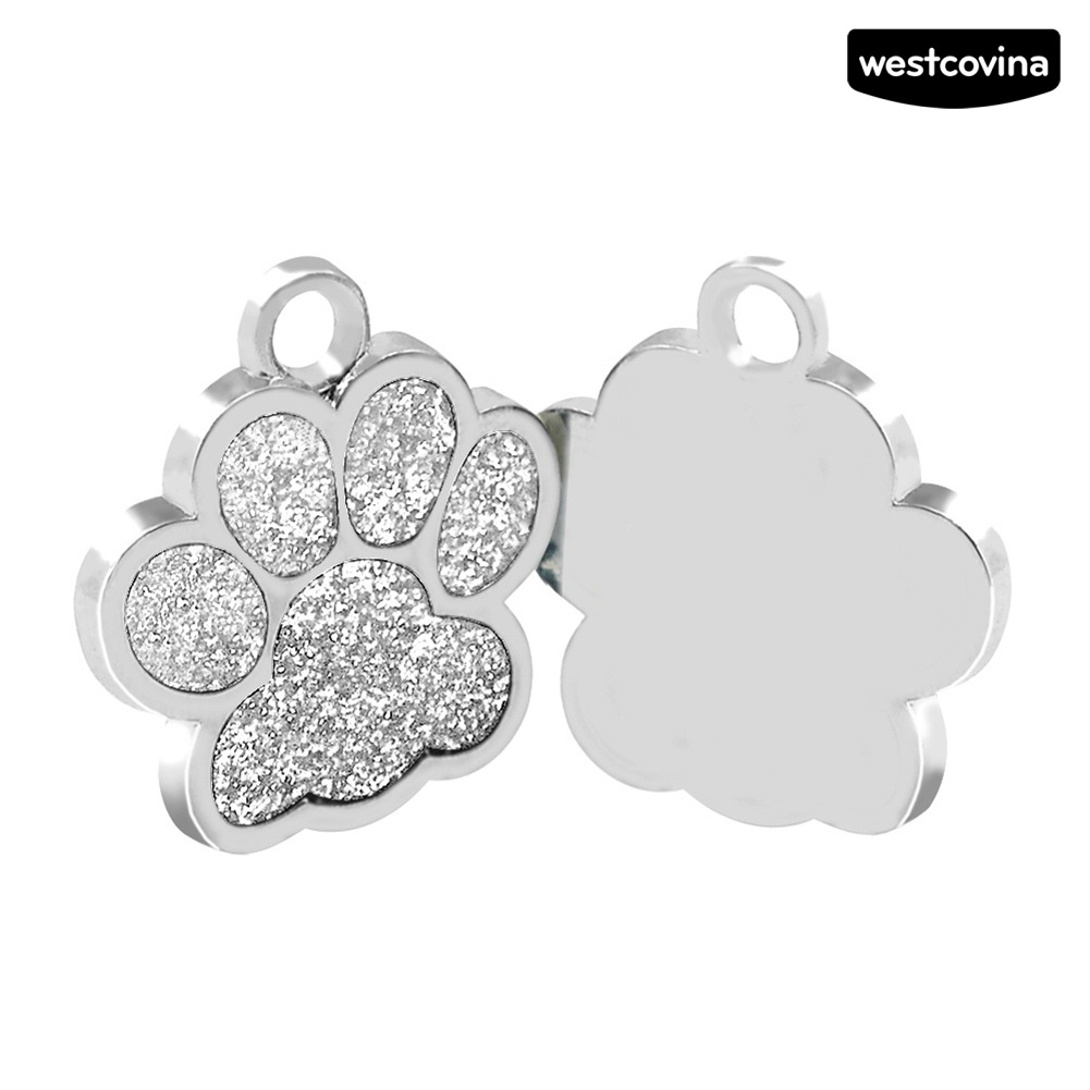 Thẻ Tên Hình Dấu Chân Cho Thú Cưng Siêu Bền