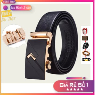 Thắt Lưng Nam Da bò Khóa Tự Động da dạng mẫu mã