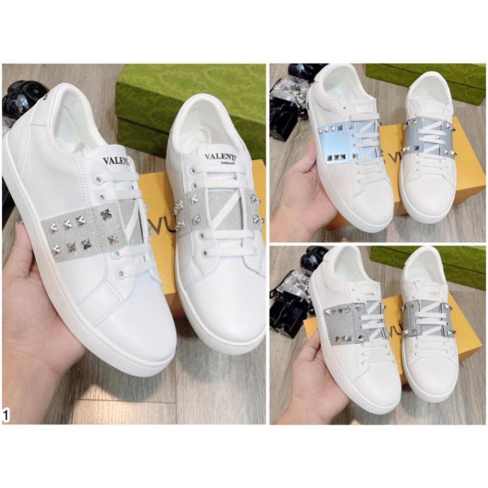 Giầy Sneaker VLTN nam đính đinh phản quang Cao Cấp - Giầy buộc dây VLTN nam đính đinh