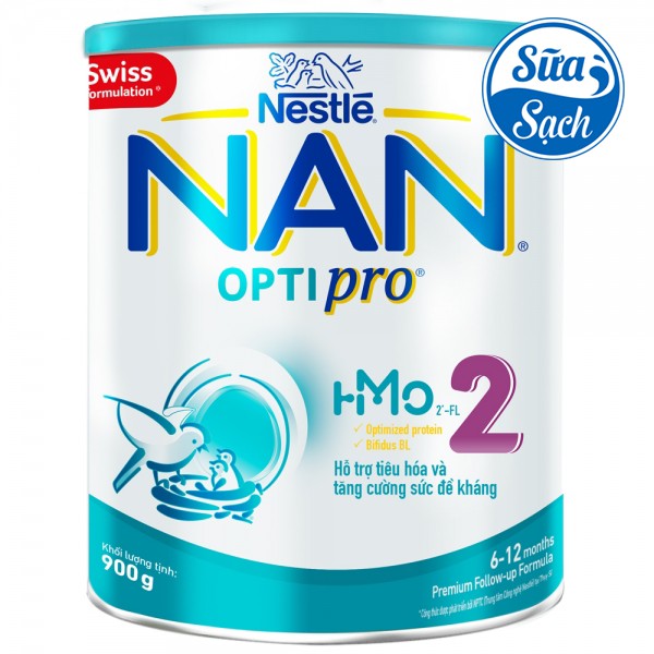 Sữa Bột Nestle NAN Optipro 2 (800g) mẫu mới date mới