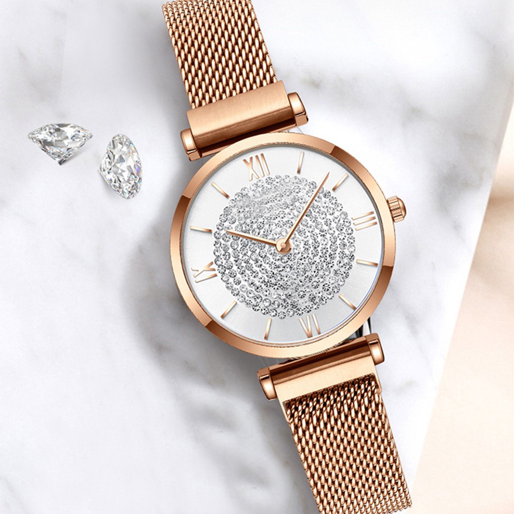 Đồng Hồ Quartz Chất Liệu Thép Không Gỉ Theo Phong Cách Retro