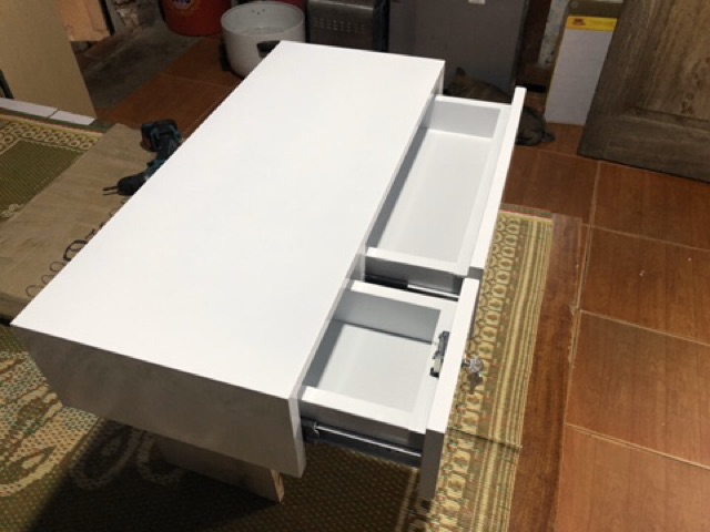 ✅ Bàn trang điểm treo tường đẹp 70cm có 2 ngăn kéo & khoá tủ BTD-2559 | BigBuy360 - bigbuy360.vn