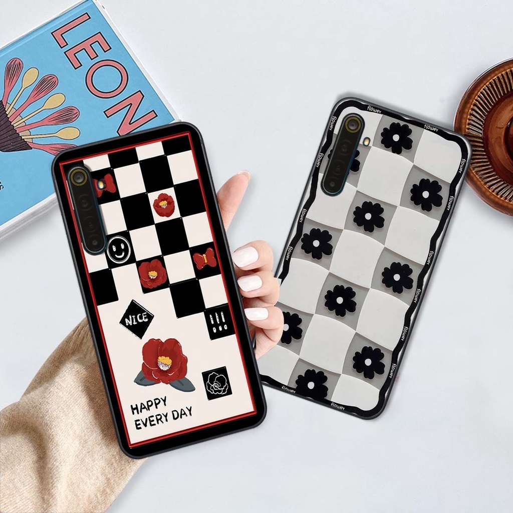 Ốp Realme 6 / 6 Pro in hình trái tim, caro kẹo ngọt đầy cá tính siêu đẹp siêu chất