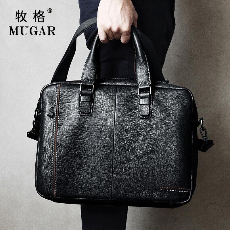 Túi xách da đeo vai phong cách doanh nhân thời trang cho nam NSGSB33 | BigBuy360 - bigbuy360.vn