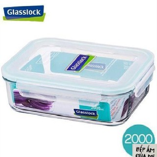 Hộp đựng cơm thủy tinh Glasslock 2000ml