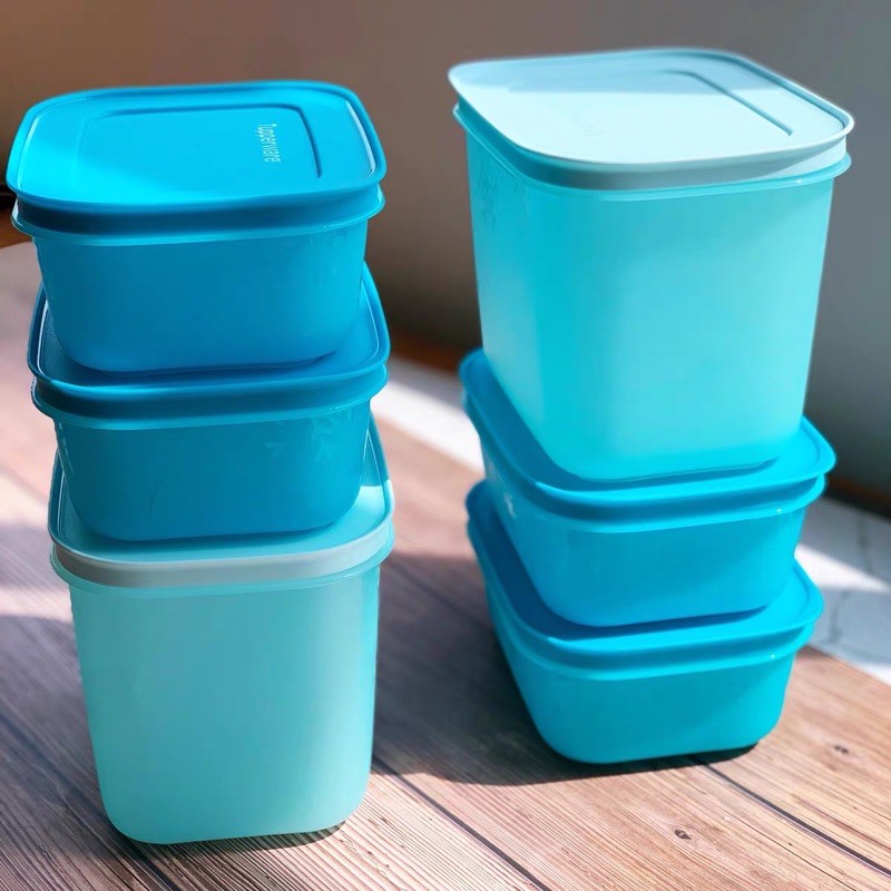 Bộ 6 Hộp Trữ Đông Freezermate Tupperware Thế Hệ II Nhựa Nguyên Sinh An Toàn Tuyệt Đối