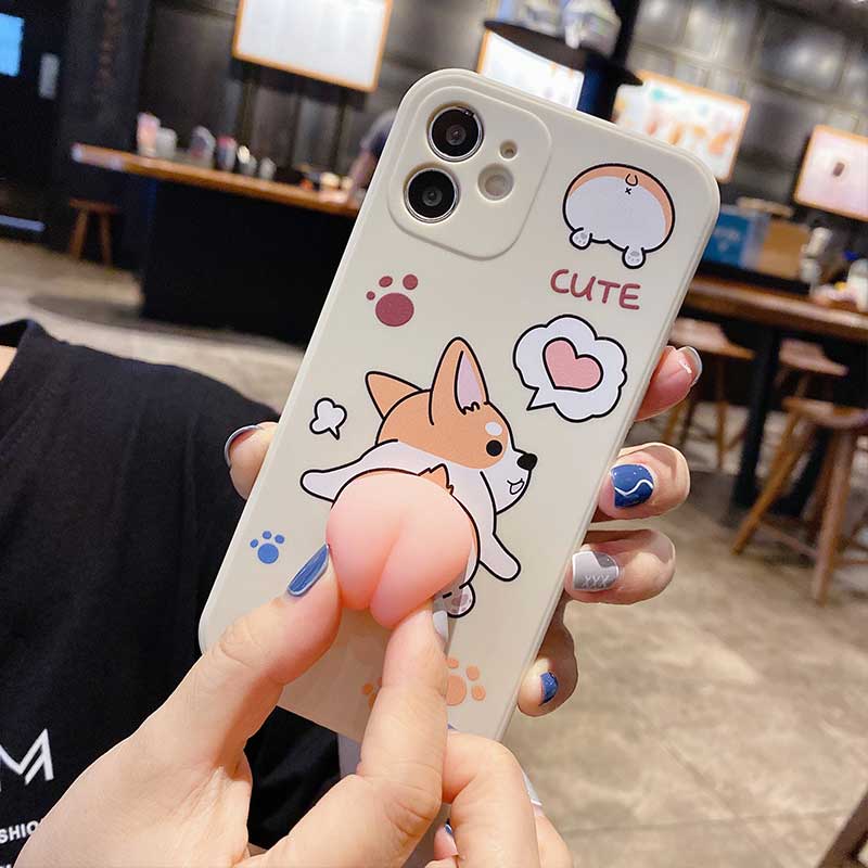 Ốp điện thoại họa tiết chú cún Corgi đáng yêu cho Iphone11 12 Pro Max 6 6s 7 8 Plus X Xs Xr Xsmax | BigBuy360 - bigbuy360.vn