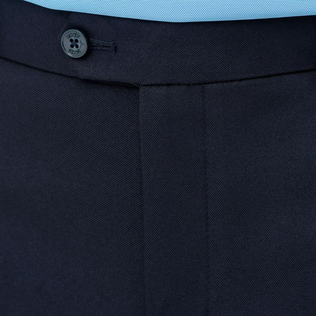 Quần Âu Nam Yody dáng slim quần dài nam lé sườn phong cách công  QAM5023