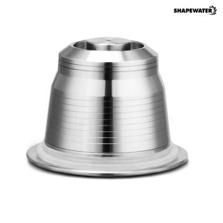 SHAPE™  Steel Refillable Coffee Capsule Filter Tamper Nespresso