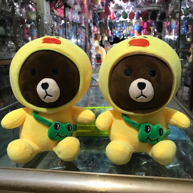 Sỉ 5 gấu bông Brown đeo túi hàng Quảng Châu cao cấp