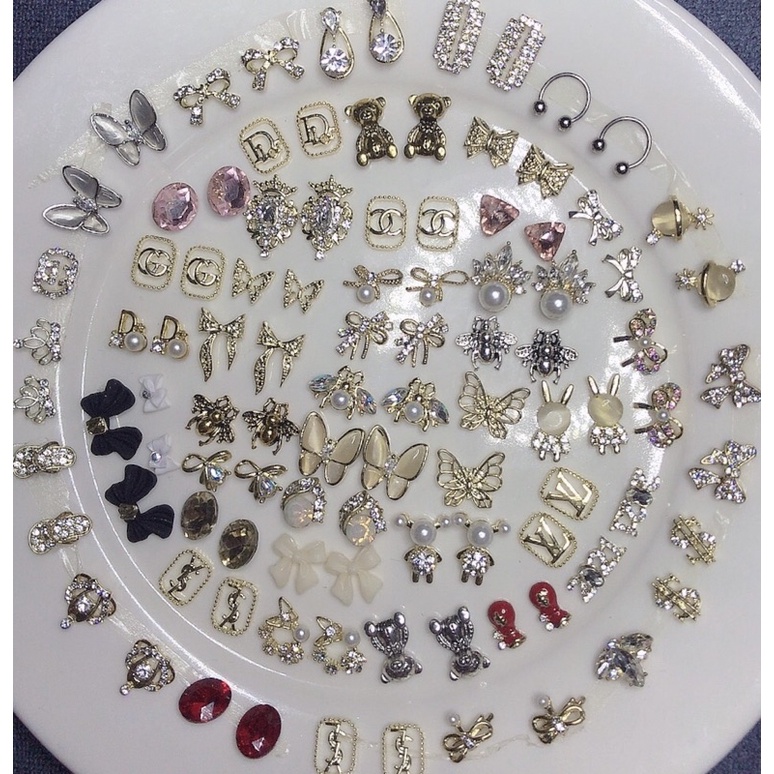 Set cham đính móng 100v - Phụ kiện nail - Cham nail- Cham đính đá