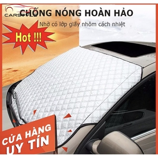 Bạt che nắng kính lái ô Tô 3 lớp Loại 1 cao cấp - cách nhiệt chống nóng hiệu quả, chống gió trước, không bám bụi