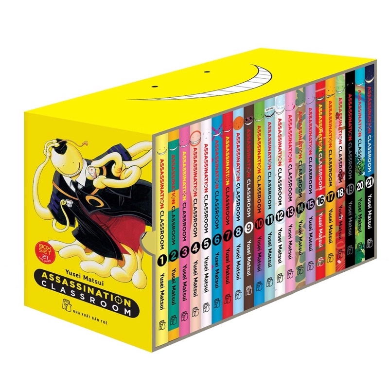 Truyện tranh Boxset Assassination Classroom - Trọn bộ 21 tập - Tặng kèm Poster + Lịch Mini - Lớp học ám sát - NXB Trẻ