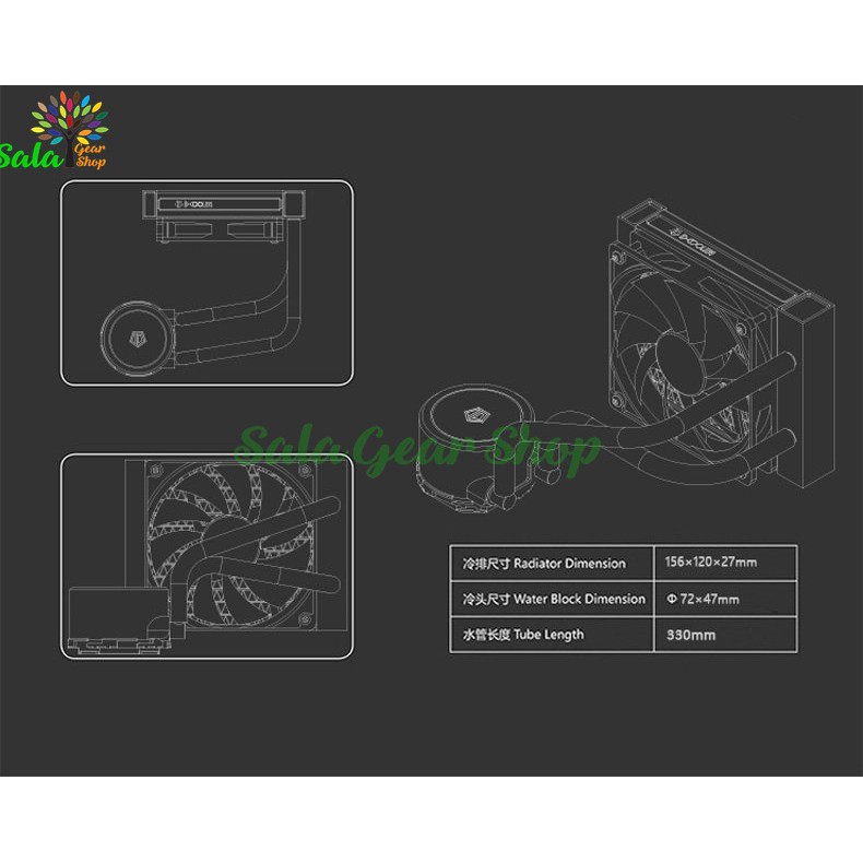 Tản Nhiệt Nước CPU AIO ID-Cooling Frostflow X 120cm