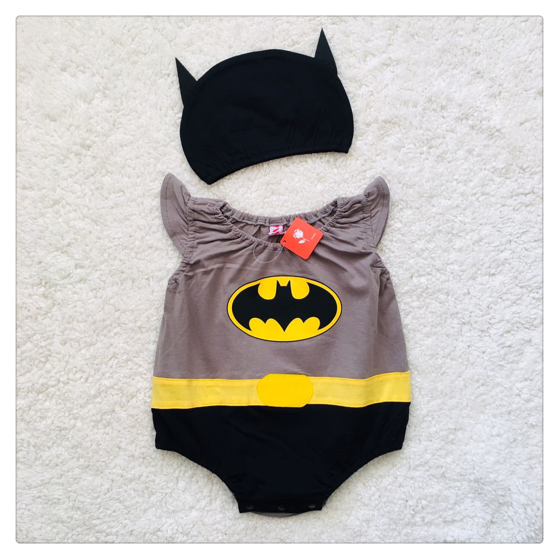 Sơ sinh Trẻ sơ sinh Trẻ sơ sinh Romper Jumpsuit Một mảnh Quần đùi Tay áo Tam giác Batman spiderman Romper Boy Girl Quần áo 0-12 Tháng Tuổi