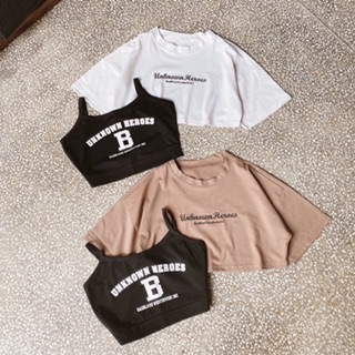 SET HAI ÁO CROPTOP THÊU