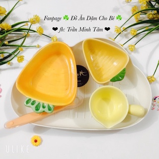 SET BÁT SỨ ĂN DẶM CHO BÉ, bát ăn dặm kiểu nhật