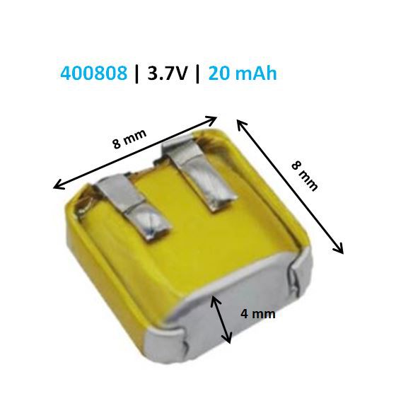 Pin Lithium - Ion 3.7V 400808 20mah / 400909 25mah