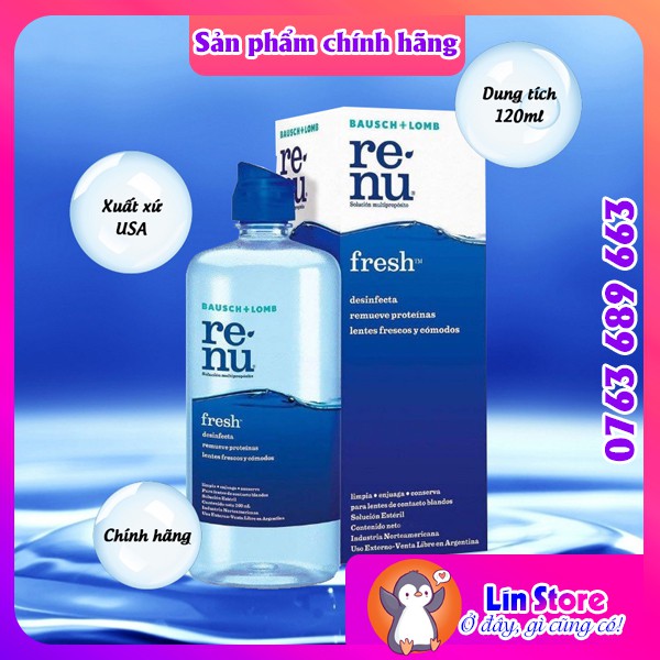 NƯỚC NGÂM RENU SỐ 1 TẠI MỸ CHAI 120ML