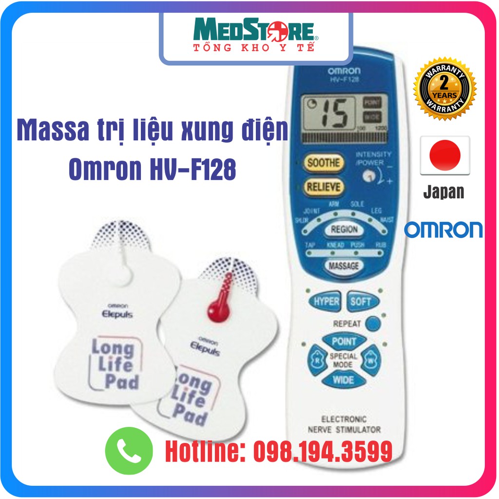 Máy massage trị liệu xung điện Omron HV-F128