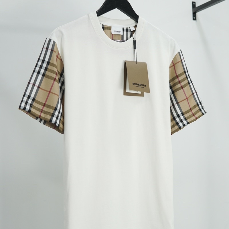 Áo thun Buberry cao cấp Áo thun nam Buberry kẻ 1:1