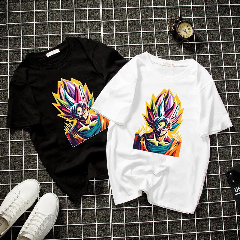 Áo thun unisex form rộng goku ngũ sắc vải dày mịn đẹp 2019T1945