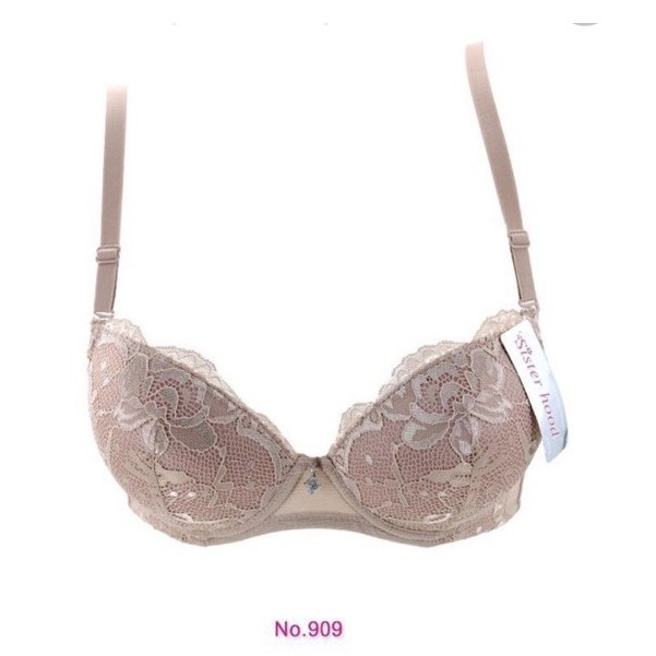 Áo lót ren Siêu Đệm Dày SisterHood 909 - Áo ngực có gọng đệm 5cm Thái Lan OKN Bra