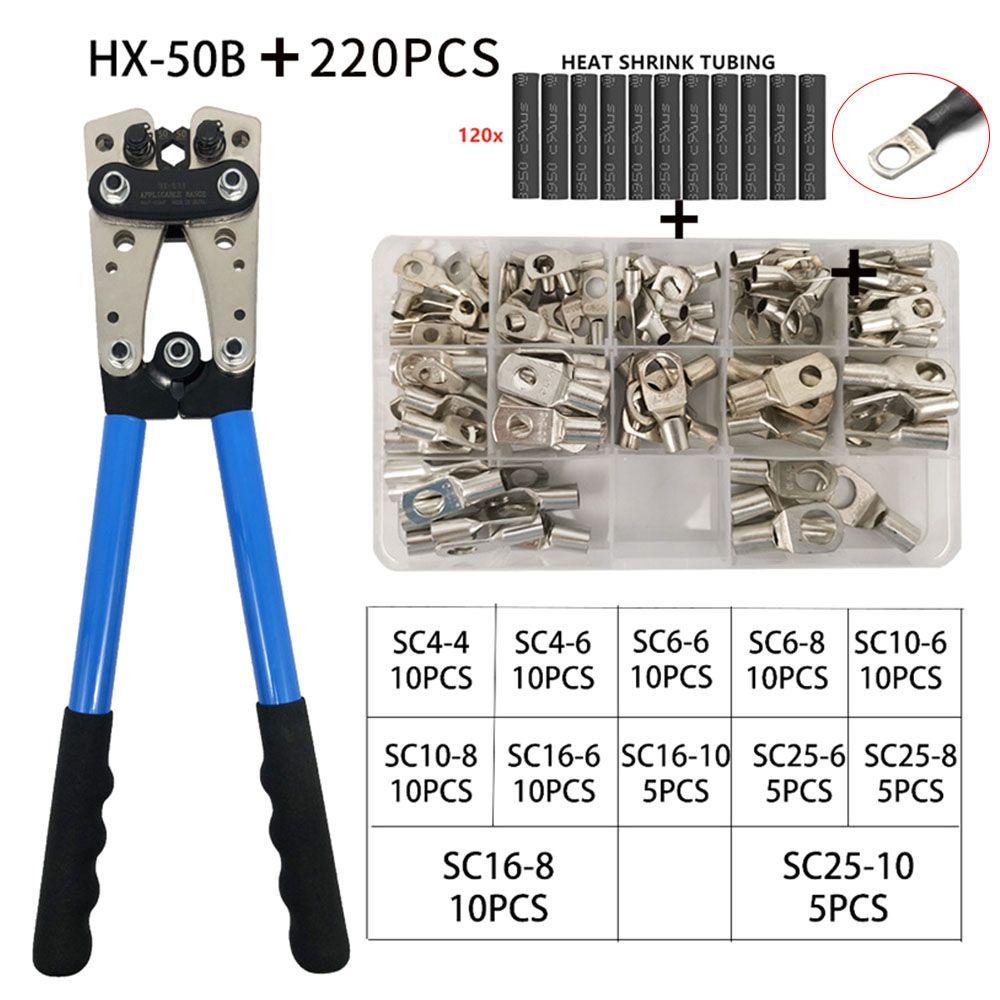 Bộ Kìm Uốn Dây Điện HX-50B 6-50Mm2 Chuyên Dụng