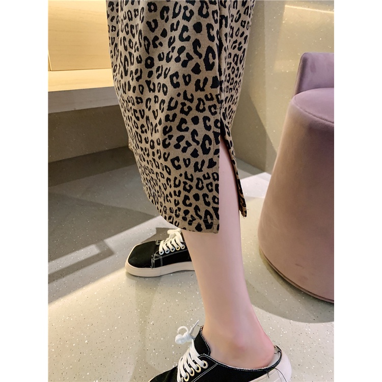 Váy Bầu Đầm Bầu Xinh Cotton Đẹp A2229 Da Báo