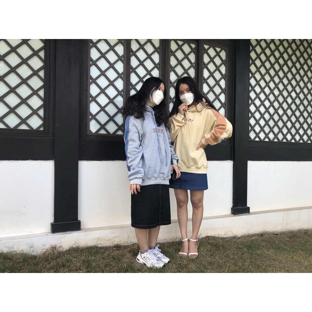 Áo khoác Hoodie nam nữ form rộng tay phồng Difierent, Áo khoác Hoodie nỉ bông 2 lớp cực yêu phong cách Hàn Quốc | BigBuy360 - bigbuy360.vn