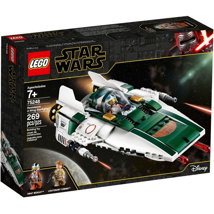 Lego Star Wars 75248 - Resistance A-Wing Starfighter - Bộ xếp hình Lego Phi thuyền A-Wing