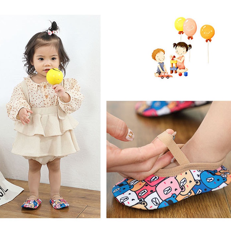Giày chống trượt mềm mại thoáng khí thời trang cho bé trai/ bé gái tập đi