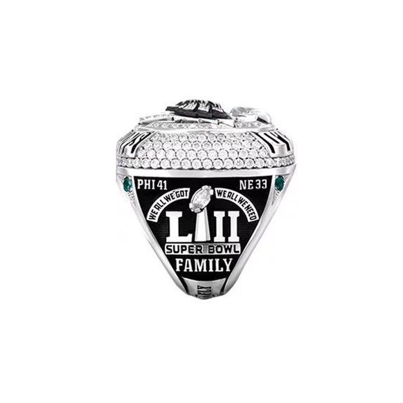 Nhẫn Thời Trang In Chữ Champion NFL Eagle 52th Team 52th Thời Trang 2017