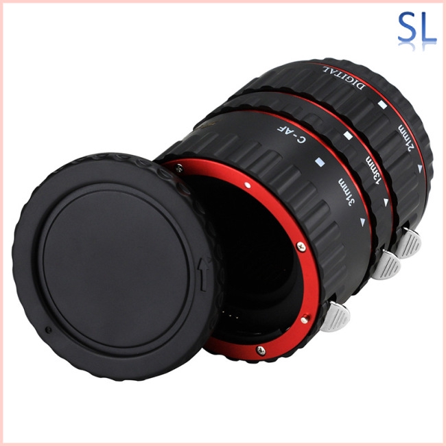 Lens Adapter Mount Auto Focus AF Macro Extension Tube Ring for Canon EF-S Lens T5i T4i T3i T2i 100D