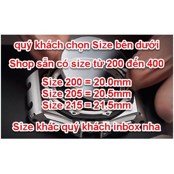 Mặt kính thay thế đồng hồ đeo tay, kính khoáng, size từ 30mm đến 40mm, dày 1 li