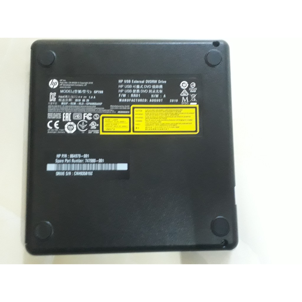 HP USB External DVDRW Driver GP70N