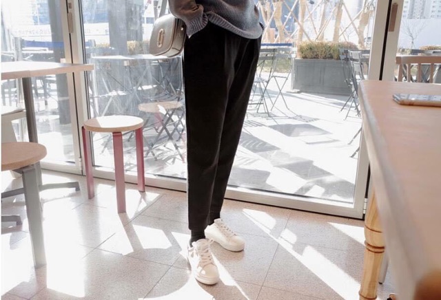 Quần tây ĐEN-KEM NÂU phối thun sau bigsize 55-85kg