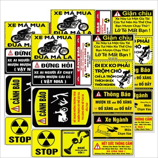 TEM CẢNH BÁO 3 LỚP CHỐNG NƯỚC