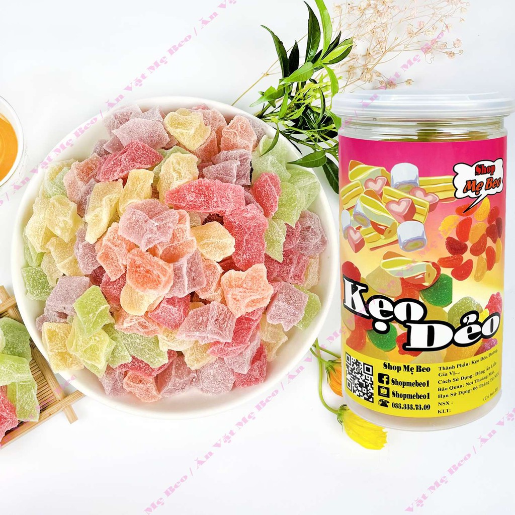 500Gr Kẹo Dẻo Sữa Trái Cây Cực Ngon