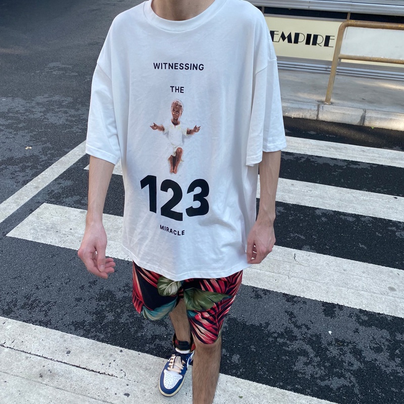 Áo Thun Tay Ngắn In Hình Chân Dung Thời Trang Dành Cho Nam