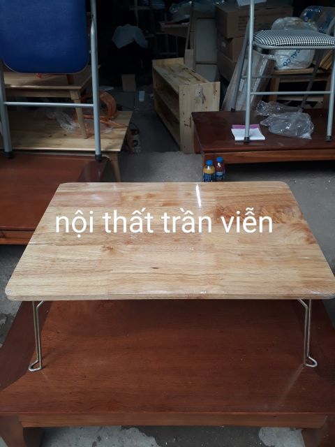 Bàn gấp gỗ cao su tự nhiên 50 x 70( hỏa tốc 1 giờ)