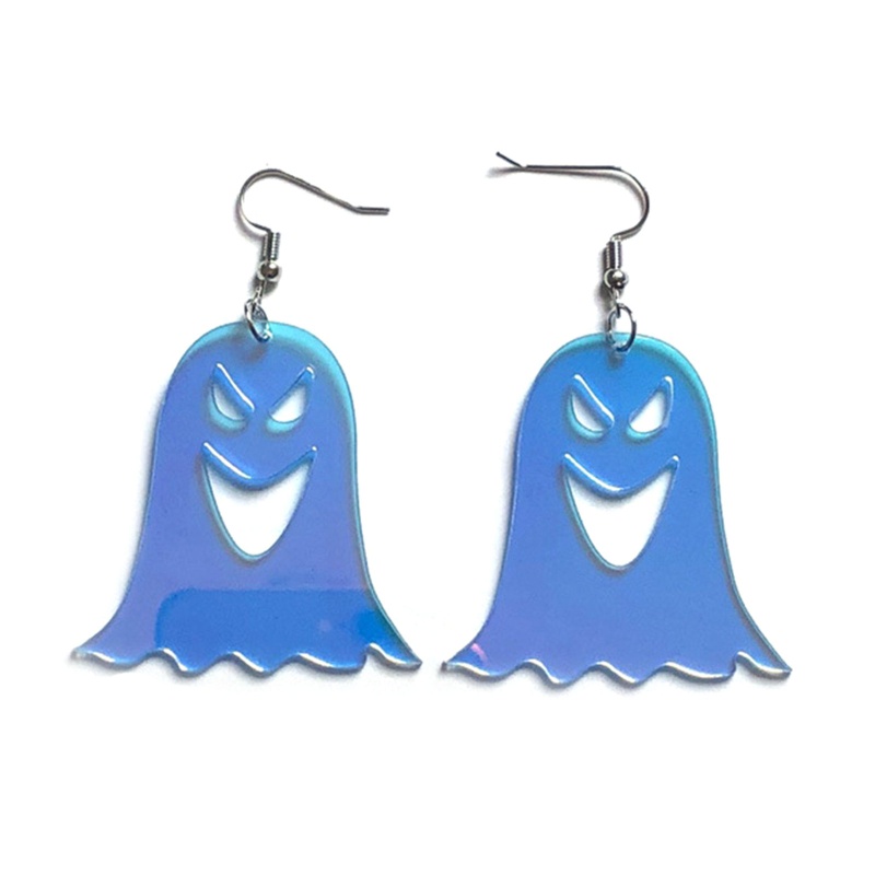 Khuyên Tai Hình Ma Bằng Acrylic Dễ Thương