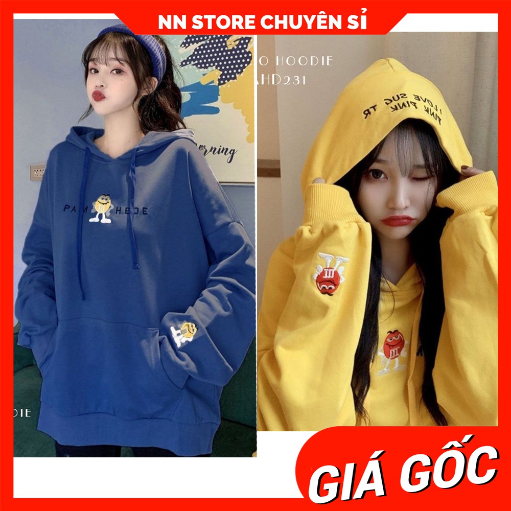 ÁO HOODIE THÊU XINH XẮN AHD231 ⚡ ẢNH THẬT⚡ ÁO NỈ CHUI ⚡ ÁO HOODIE UNISEX