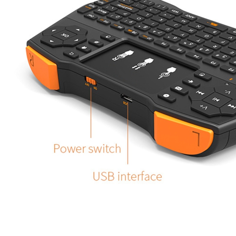Bàn PhíM Mini Không Dây btsg 83 PhíM, TíCh HợP MàN HìNh CảM ỨNg 2.4Ghz RF