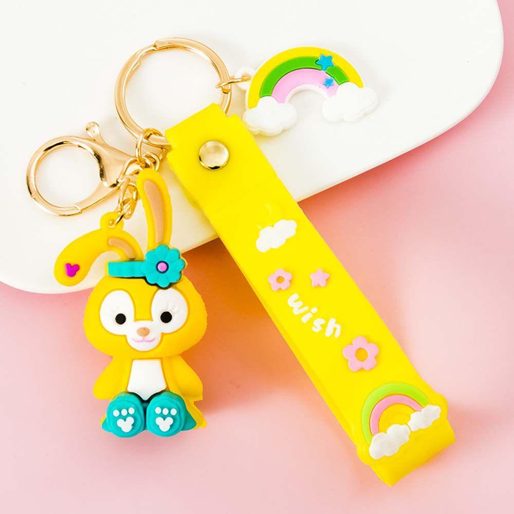 REBUY1 Móc Khóa Hình Động Vật Hoạt Hình Đáng Yêu