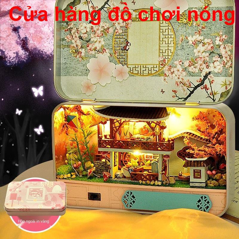 Nhà hát Sáng tạo Handmade Mini House Mô hình lắp ráp để gửi quà tặng sinh nhật Nữ <