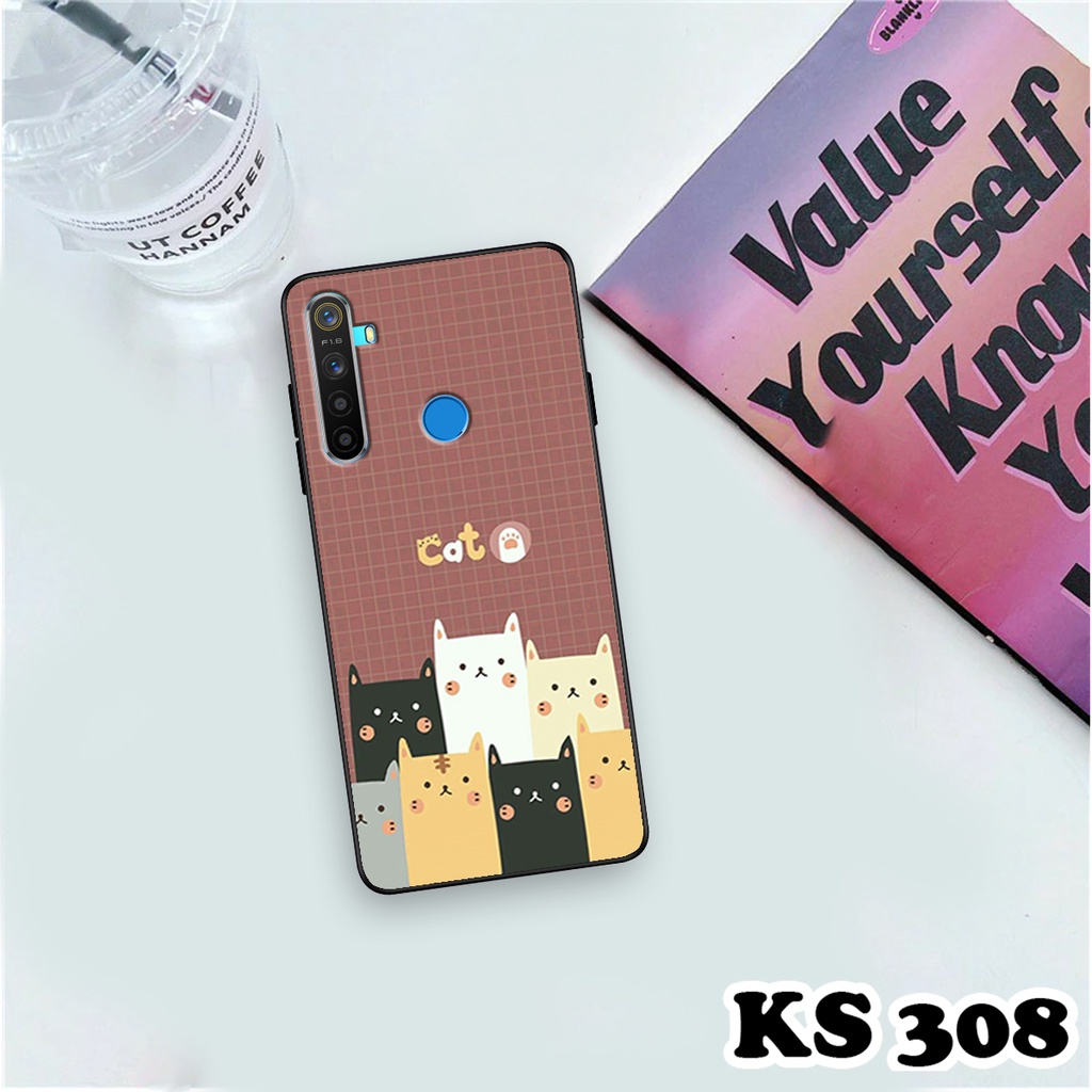 Ốp lưng Oppo Realme 5 - Realme 5 Pro - Ốp Oppo in hình LoveCat - Chất liệu TPU siêu bền